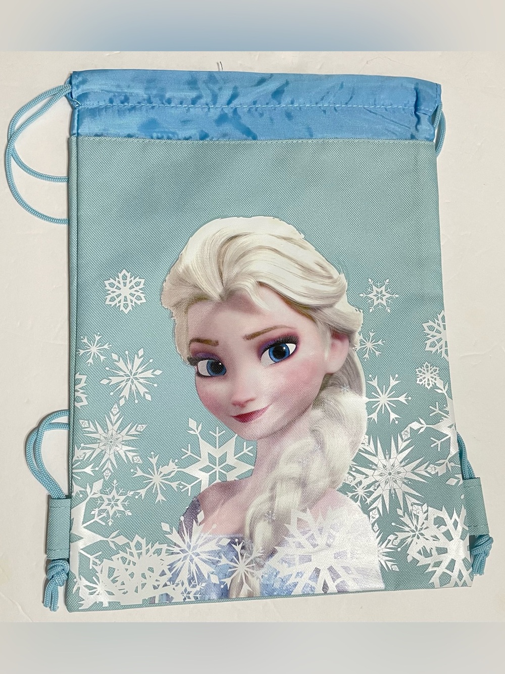 Disney Frozen Elsa light blue Drawstring Bag,New with tag!